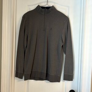 Men’s Izod Saltwater Relaxed Classics Grey Quarter-zip Sweater XL